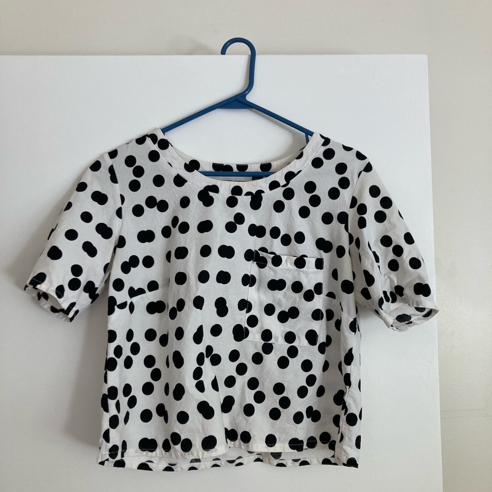 Dusen Dusen Double Dot Blouse